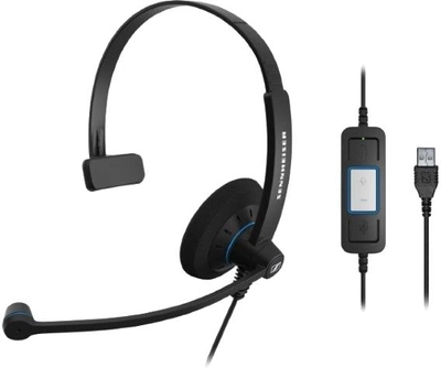 Słuchawki Sennheiser SC 30 USB ML Czarne (504546)