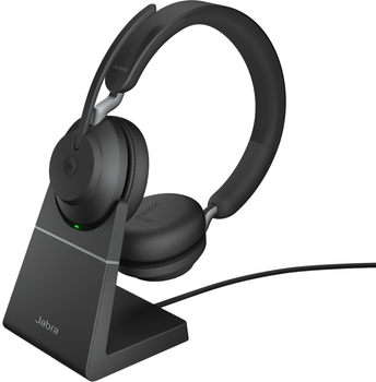Słuchawki Jabra Evolve2 65, Link380a MS Stereo Stand Czarny (26599-999-989)