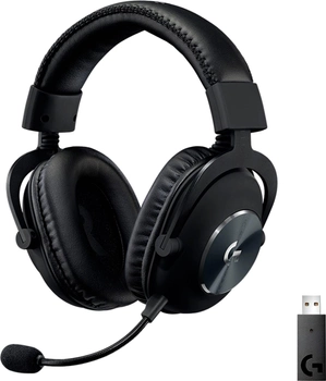 Słuchawki Logitech G PRO X Wireless LIGHTSPEED czarne (981-000907)