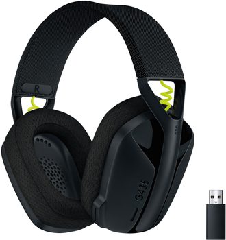 Навушники Logitech G435 LIGHTSPEED Wireless Gaming Headset — Black (981-001050)