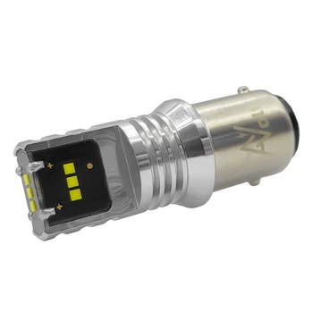 Светодиодная лампа Avolt P21/5W LG-CSP-9SMD canbus белая 12-24v (16522)