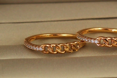 Кольцо Xuping Jewelry искушение р 18 золотистое