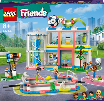 Zestaw klocków LEGO Friends Centrum sportowe 832 elementy (41744)