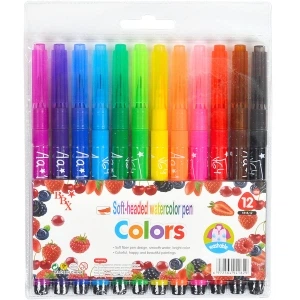 Фломастеры- кисточки COLOR-IT Colors 12 цветов - COLOR-IT - 1818-12