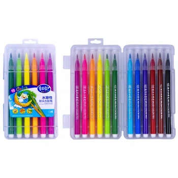Фломастери- кисточки COLOR-IT 12 цветов - COLOR-IT - TH905-12