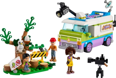 Zestaw klocków LEGO Friends Reporterska furgonetka 446 elementów (41749)