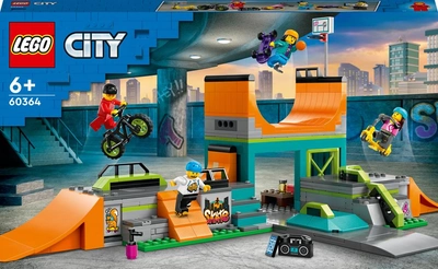 Конструктор LEGO City Вуличний скейтпарк 454 деталі (60364)