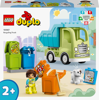 Zestaw klocków LEGO DUPLO Ciężarówka recyklingowa 15 elementów(10987)