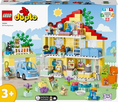 Zestaw klocków LEGO DUPLO Dom rodzinny 3 w 1 218 elementów (10994)