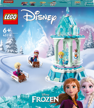 Zestaw klocków LEGO Disney Magiczna karuzela Anny i Elzy 175 elementów (43218)