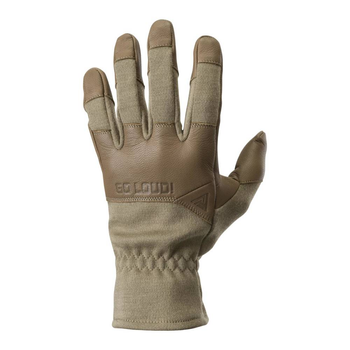 Тактические перчатки Direct Action Crocodile FR Gloves Long® Goatskin Brown GL-CRFL-NMX-LTC