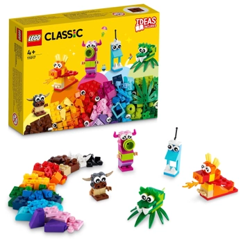 Zestaw klocków LEGO Classic Kreatywne potwory 140 elementów (11017)