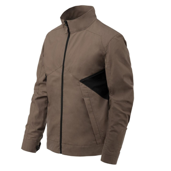 Куртка тактическая мужская GREYMAN jacket Helikon-Tex Earth brown/Black (Коричнево-черный) 3XL-Regular