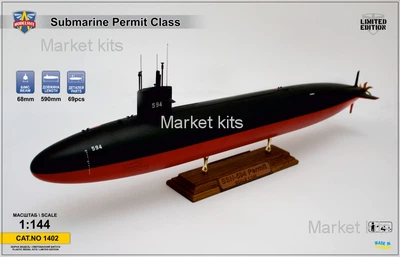 Подводная лодка Permit (SSN-594) 1:144 ModelSvit (MSVIT1402)