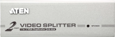 ATEN VS92A 2-portowy rozdzielacz VGA 350 MHz (VS92A-A7-G)