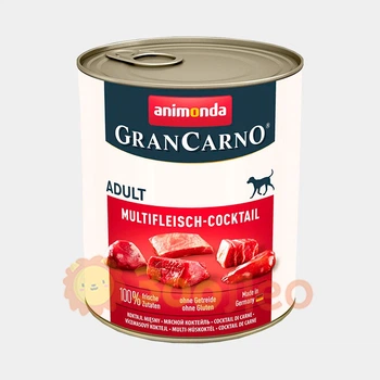 Влажный корм Animonda GranCarno Adult Multi Meat Cocktail мультимясной коктейль для собак, 800 г