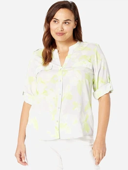 Блузка женская Calvin Klein 333028157 S Салатовый/Серый (1159781233)