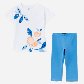 Komplet: T-shirt i legginsy dla dzieci OVS 1785732 122 cm Provence (8057274832020)