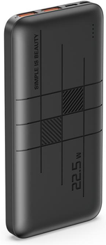УМБ XO Power Bank 10000mAh PR187 QC&PD3.0 22.5W Black (102238)