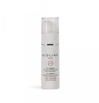 СС Корректирующий пептидный крем SPF 30 BIOLINE JATO De-Sense Instant Relief CC Cream Colour Corrector Pentapeptide SPF 30 30мл (DSR13030)