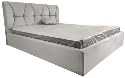 Ліжко двоспальне BNB Galant Premium 160 х 200 см Allure Сірий