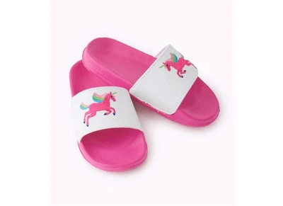 Шльопанці Hatley Rock Star Unicorn 8 рожевий 24р (S23GUK1530)