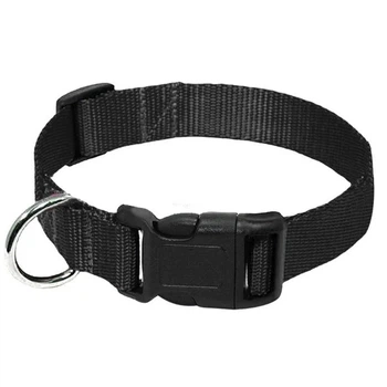 Ошейник для собак и кошек "Black" Ширина 1.0 см Длина 20-33 см