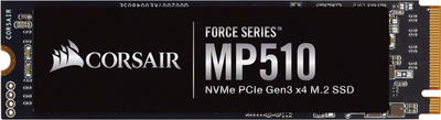 Corsair Force Series MP510 480GB NVMe M.2 2280 PCIe 3.0 x4 3D NAND TLC (CSSD-F480GBMP510B)