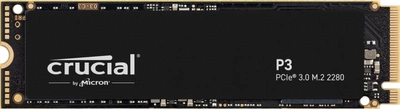 Dysk SSD Crucial P3 4TB M.2 2280 NVMe PCIe 3.0 x4 3D NAND TLC (CT4000P3SSD8)