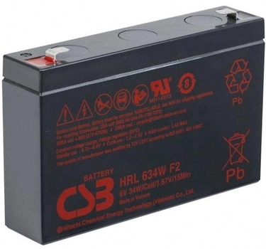 Akumulator CSB 6V 9Ah (HRL634WF2)