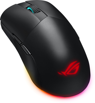 Mysz gamingowa ASUS ROG Pugio II Bezprzewodowa/Bluetooth/USB Czarna (90MP01L0-BMUA00)