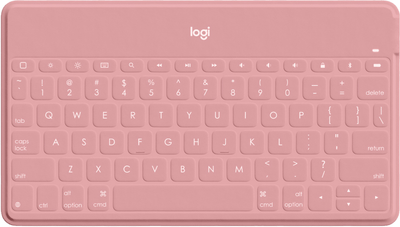 Клавіатура бездротова Logitech Keys-To-Go для iPhone iPad Apple TV Blush Pink (920-010059)