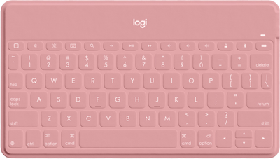 Klawiatura bezprzewodowa Logitech Keys-To-Go do iPhone iPad Apple TV Blush Pink (920-010059)