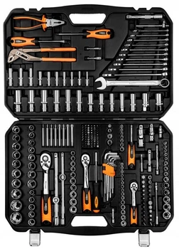 Набор инструментов 233 предмета NEO Tools 10-078 1/2" 1/4" 3/8" в кейсе