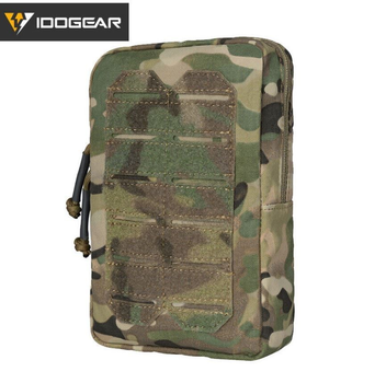 Универсальная тактическая сумка MOLLE вертикальная сумка для мелочей MC IDOGEAR BG3578 Премиум качество армии США Мультикам