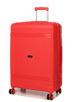 Валіза великий L поліпропілен Snowball 21204 76,5×53×31см 99+18л Червоний