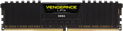Оперативна пам'ять Corsair DDR4-3000 16384MB PC4-24000 Vengeance LPX Black (CMK16GX4M1D3000C16)