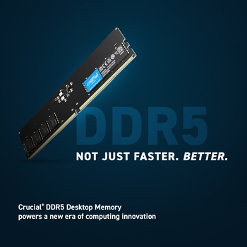 Оперативна пам'ять Crucial DDR5-4800 32768MB PC4-38400 (CT32G48C40U5)
