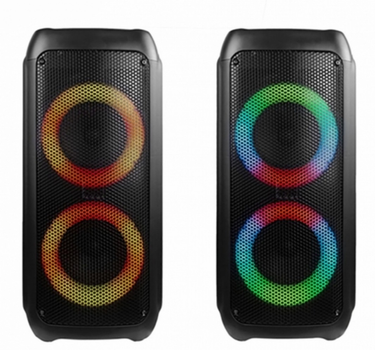 Акустическая система KE28A аккумулятор/микрофон/Bluetooth/FM радио/USB-SD/Светомузыка/ДУ