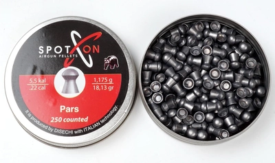 Кулі Spoton Pars 5.5 мм, 1.175 г, 250 шт/пчк
