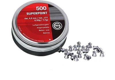 Пули RWS Geco Superpoint 4.50мм, 0.50г, 500шт