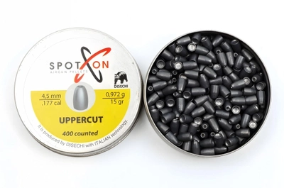 Кулі Spoton Upper Cut 4.5 мм, 0.972 г, 400 шт/пчк