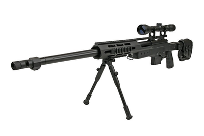 Снайперська гвинтівка L96 MB4411D з оптикою і сошками [WELL]