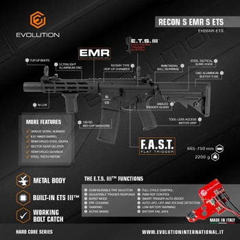 Штурмова гвинтівка Recon EMR S ETS Evolution