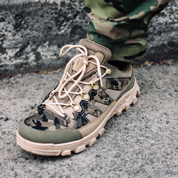 Тактичні кросівки мультикам, 44 размер – 29 см. літні кросівки для військових ЗСУ, армійське взуття.