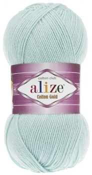 Турецька пряжа для в'язання Alize COTTON GOLD (Котон Голд) напівбавовна 522 бірюзово-блакитний