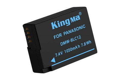Аккумулятор Kingma Panasonic DMW-BLC12 (1050 mAh) для Lumix DMC-G7 G6 G80 G85 (Premium Quality)