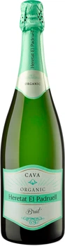 Вино игристое Heretat el Padruell Cava Брют Еколоджик белое брют 0.75 л 11% (8411277207436)