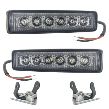 Комплект LED фар БЛИЖНЬОГО світла. Світлодіодні фари на 6 діодів. 07T-18W/47/F.