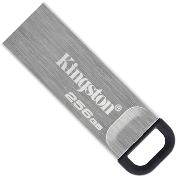 Pendrive Kingston DataTraveler Kyson 256 GB USB 3.2 Srebrny/Czarny (DTKN/256 GB)